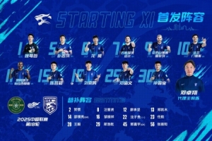 意甲-中超联赛第18轮，武汉三镇客战浙江首发及替补球员名单出炉