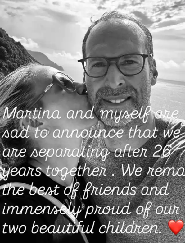 令人心碎！共同生活26年后，切尔西传奇门将切赫宣布与妻子离婚