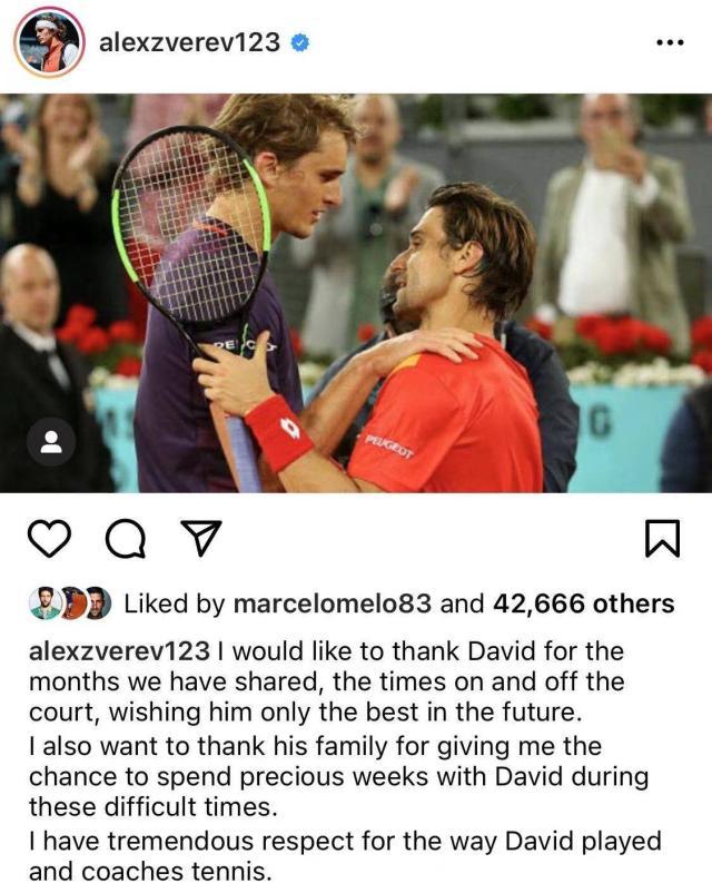 兹维列夫结束同费雷尔合作 今年恐独自征战澳网